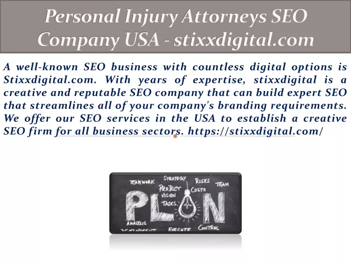 personal injury attorneys seo company usa stixxdigital com