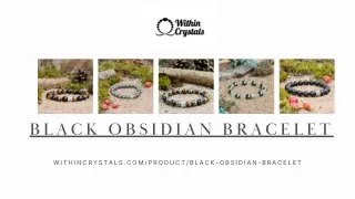 Black Obsidian Bracelet