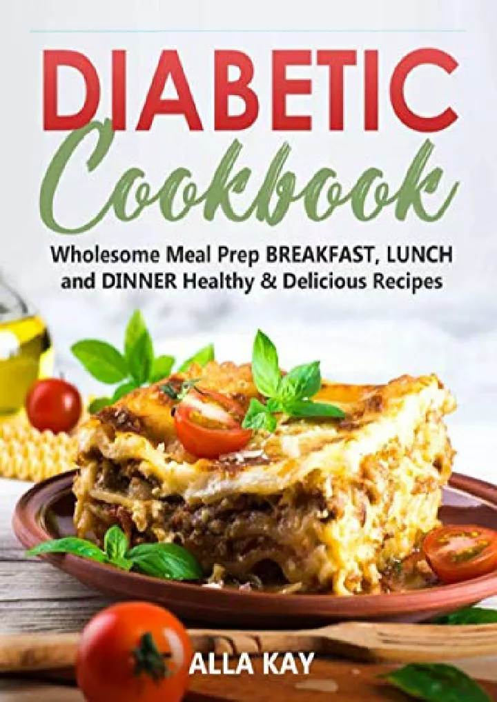 diabetic cookbook wholesome meal prep breakfast