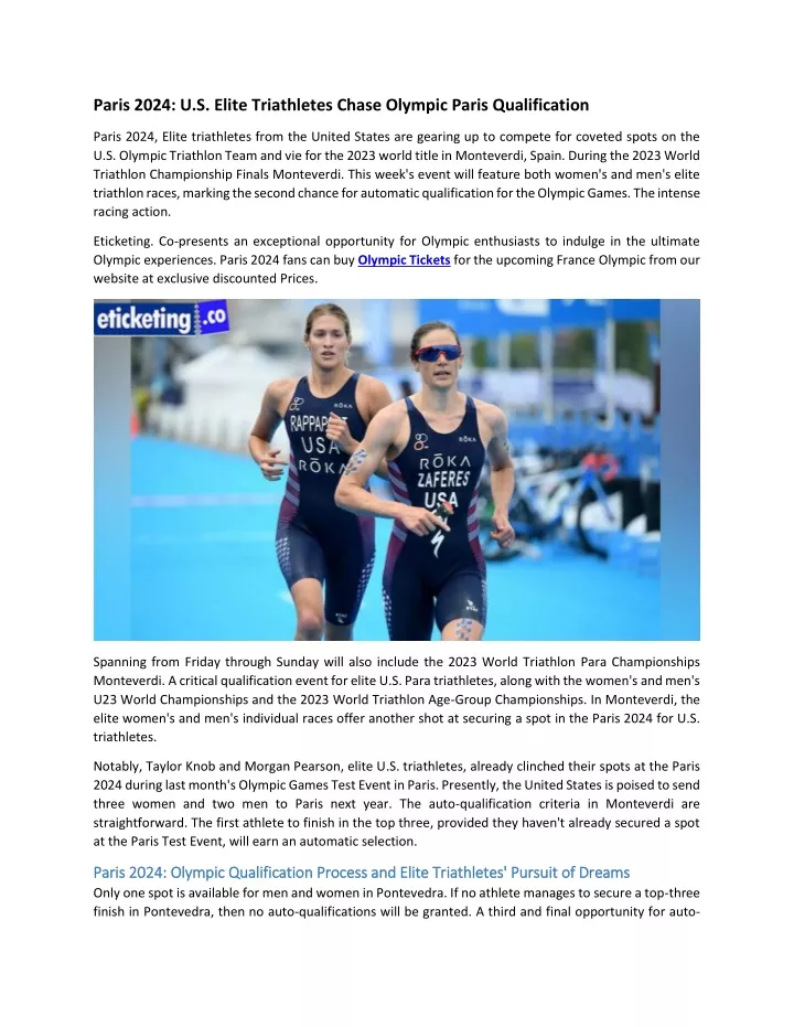 paris 2024 u s elite triathletes chase olympic