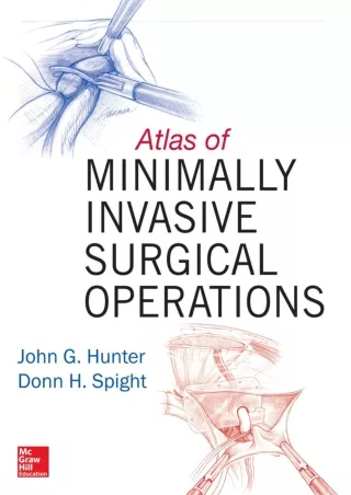 READ/DOWNLOAD Atlas of Minimally Invasive Surgical Operations free