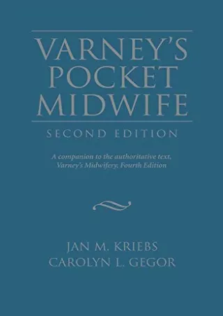 PDF BOOK DOWNLOAD Varney's Pocket Midwife full