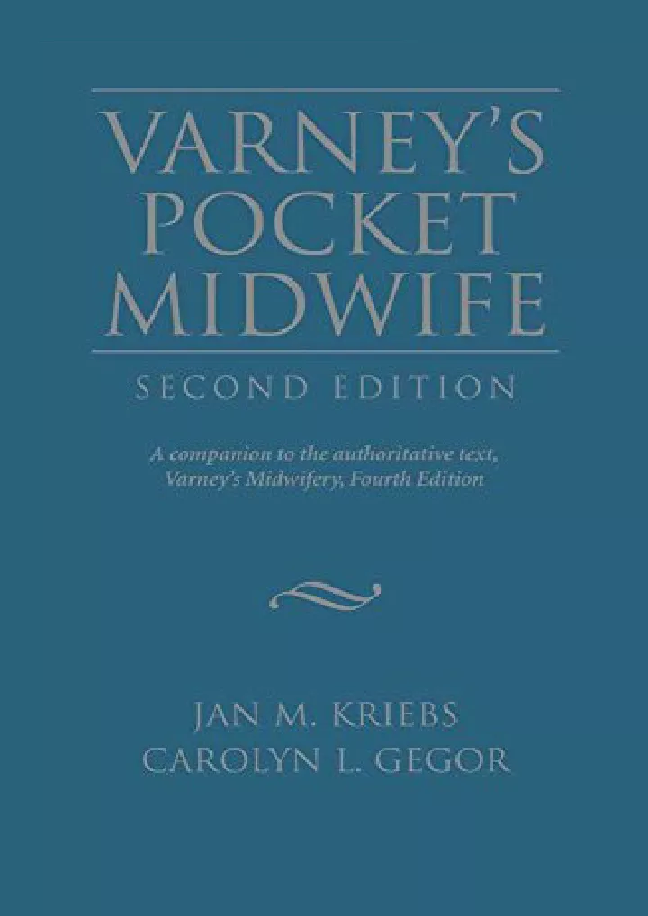 varney s pocket midwife download pdf read varney