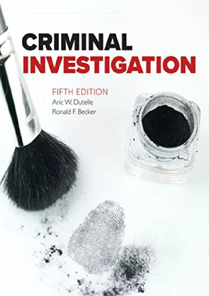 criminal investigation download pdf read criminal