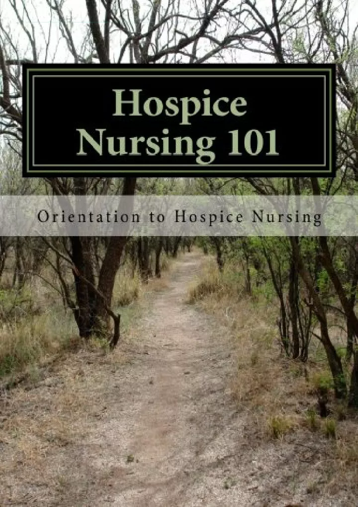hospice nursing 101 download pdf read hospice