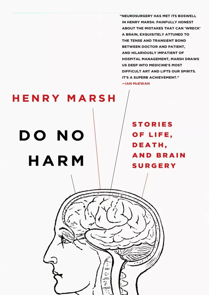 do no harm stories of life death and brain