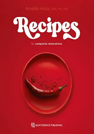 DOWNLOAD [PDF] Recipes for Composite Restorations download