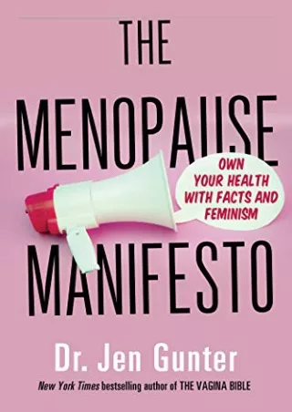 PDF The Menopause Manifesto: Own Your Health with Facts and Feminism ebooks