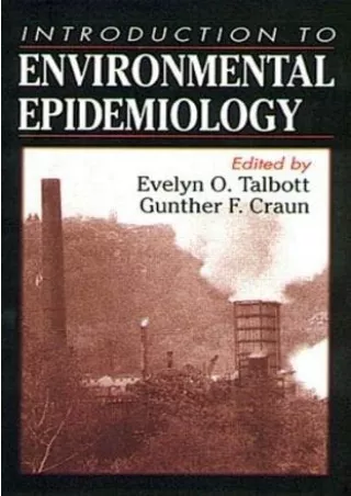 [PDF] DOWNLOAD FREE An Introduction to Environmental Epidemiology download