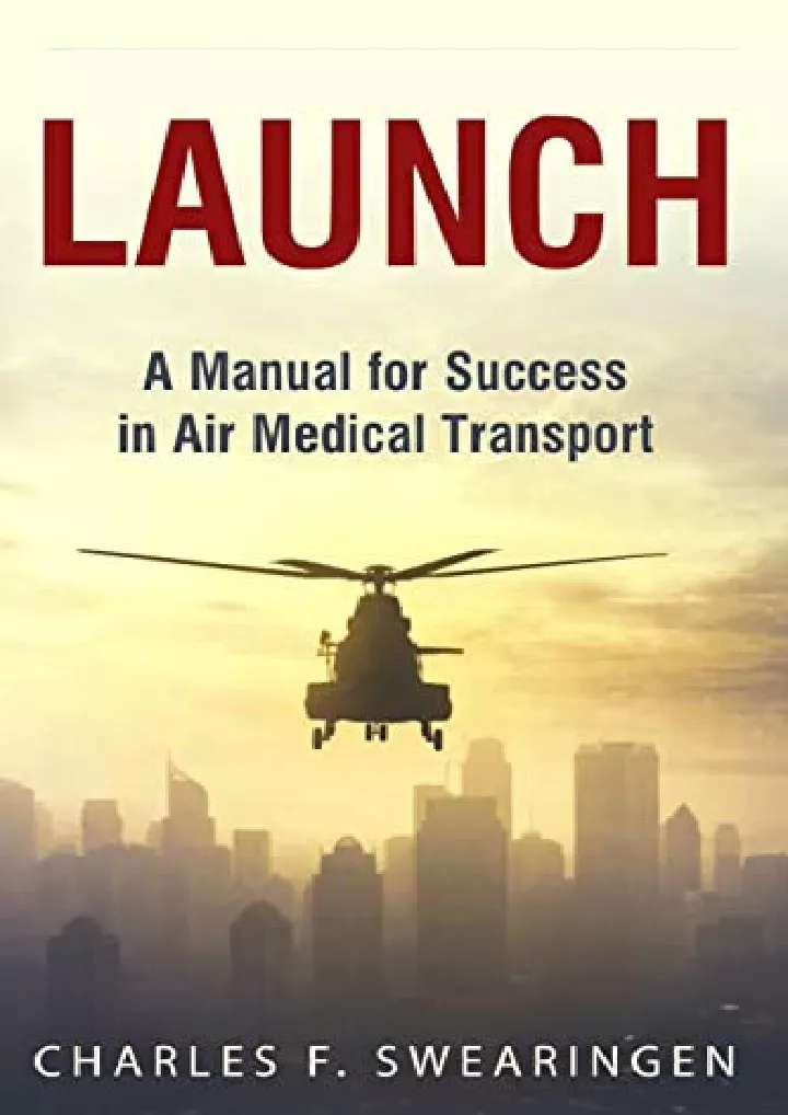 launch an air medical career success manual