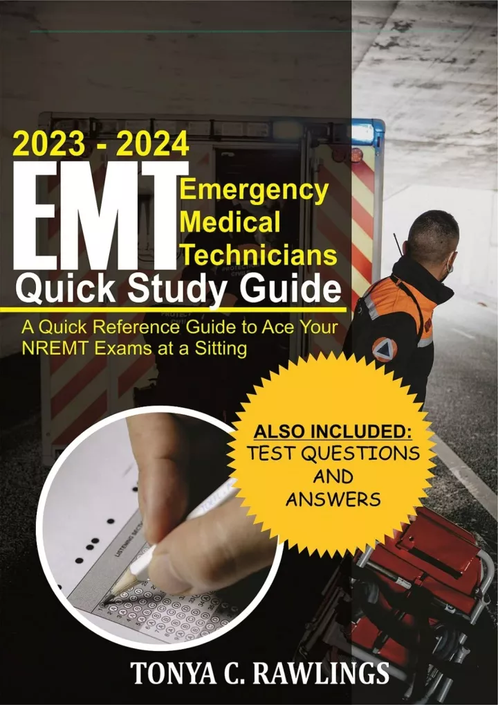 PPT DOWNLOAD PDF 2023 2024 Emergency Medical Technicians EMT   2023 2024 Emergency Medical Technicians Emt Quick N 