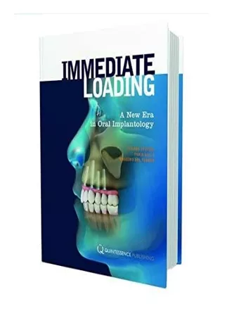 READ [PDF] Immediate Loading: A New Era in Oral Implantology full