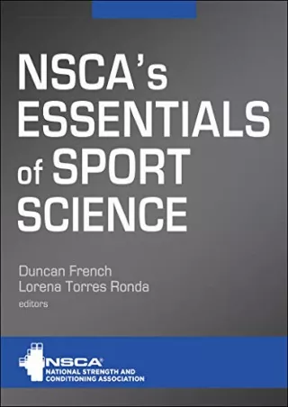 PDF Download NSCA's Essentials of Sport Science epub