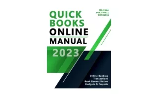 Ebook download Quickbooks Online Manual for Small Business QuickBooks Online for