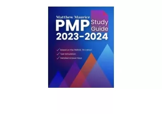 Download PDF PMP Study Guide Simplified Exam Prep to Achieve Project Management