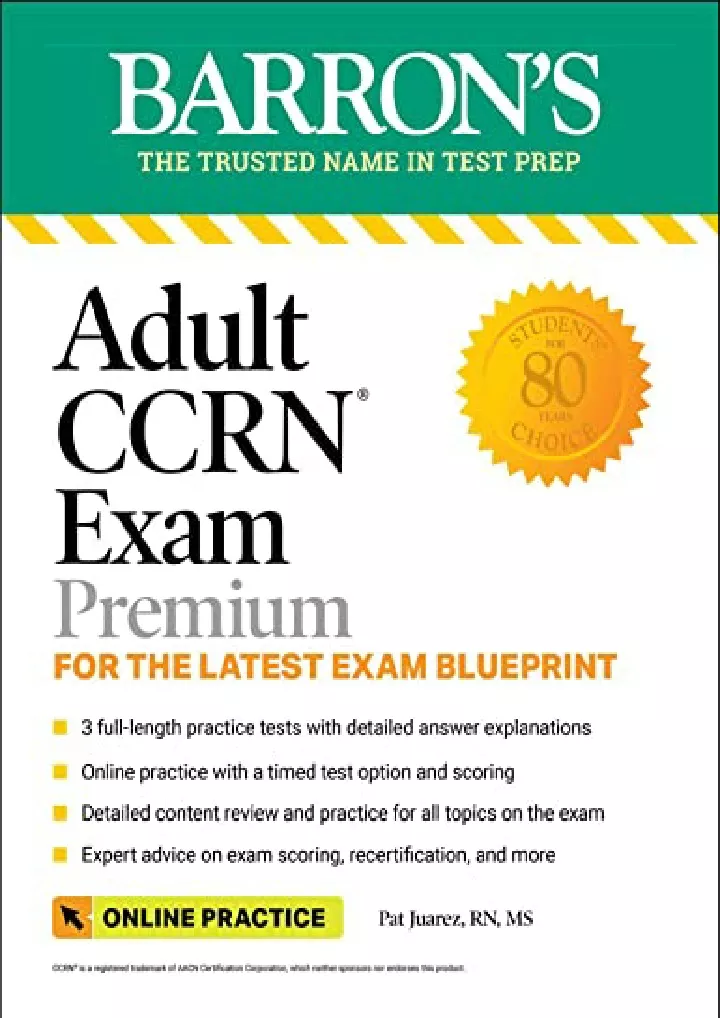 adult ccrn exam premium for the latest exam