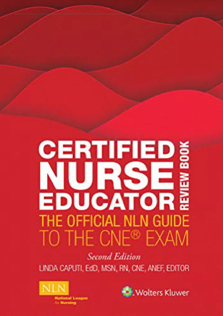 certified nurse educator review book the official