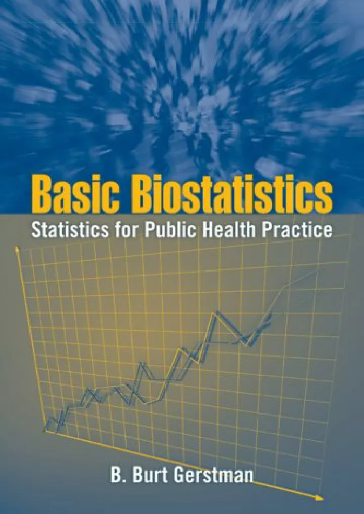basic biostatistics statistics for public health
