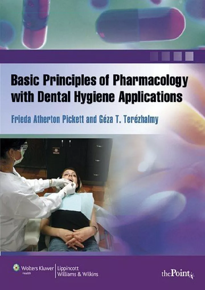 basic principles of pharmacology with dental