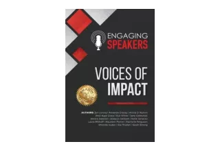 PDF read online Engaging Speakers Voices of Impact free acces