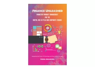 Download Finance Unleashed Proactive Product Management for the Digital Age in F