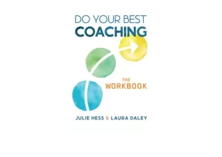 Download PDF Do Your Best Coaching The Workbook full