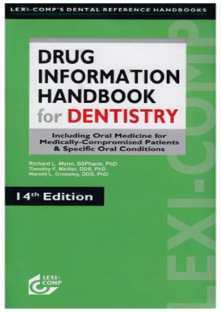 lexi comp s drug information handbook