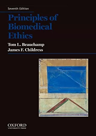 [PDF] READ Free Principles of Biomedical Ethics read