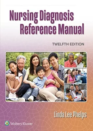 [PDF] DOWNLOAD FREE Nursing Diagnosis Reference Manual kindle