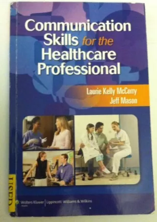 [PDF] READ Free Communication Skills for the Healthcare Professional epub