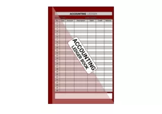 Ebook download Accounting Ledger Book Comprehensive Financial Record Keeping Log