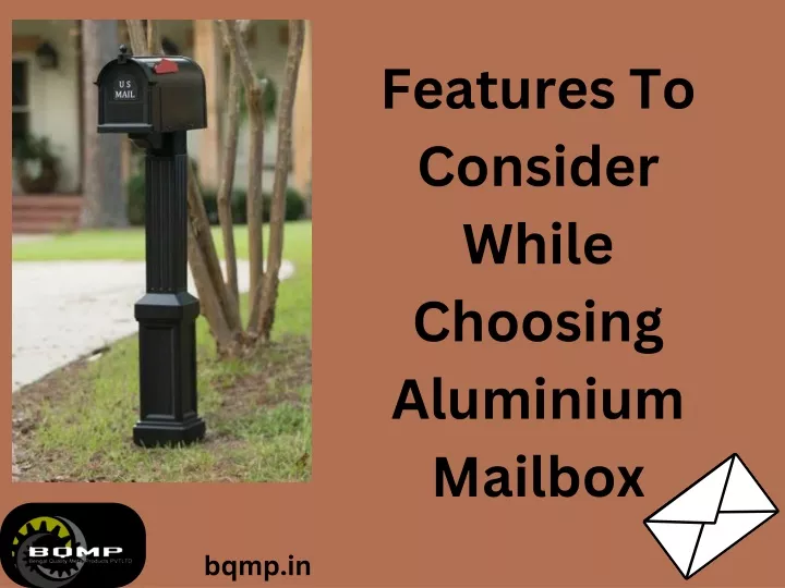 features to consider while choosing aluminium