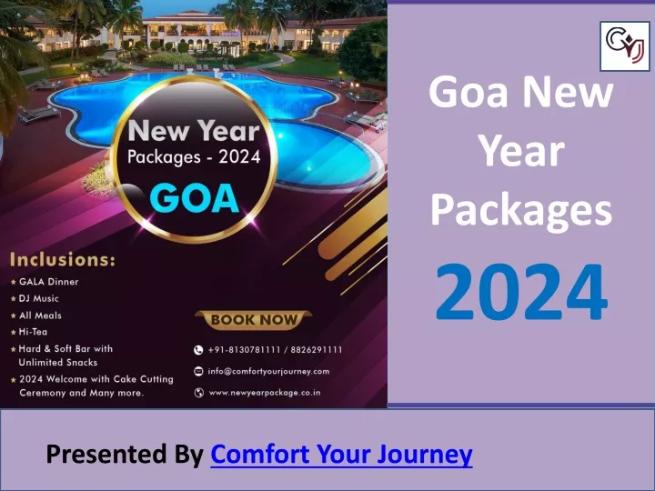PPT New Year Party Packages 2024 in Goa PowerPoint Presentation, free