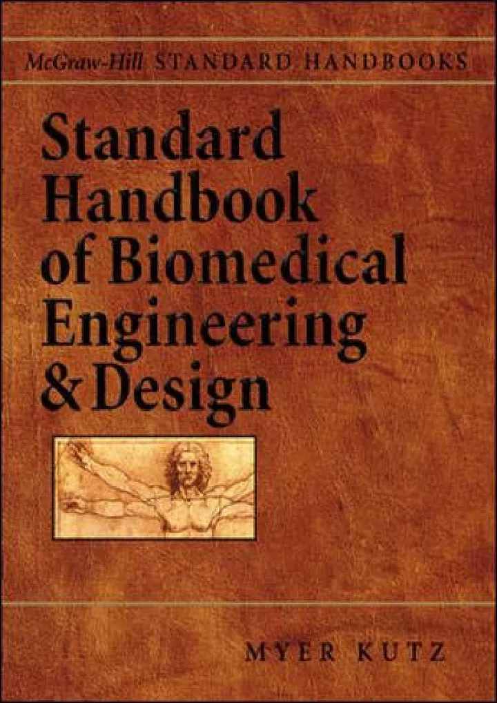 PPT - [READ DOWNLOAD] Standard Handbook Of Biomedical Engineering ...