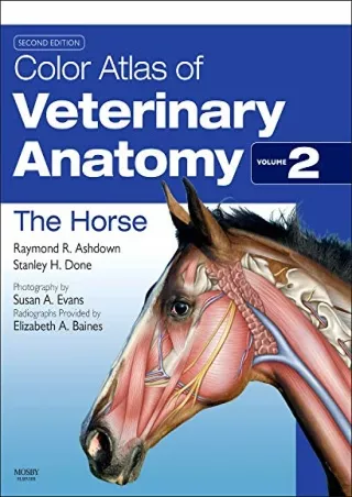 [PDF] DOWNLOAD Color Atlas of Veterinary Anatomy, Volume 2, The Horse