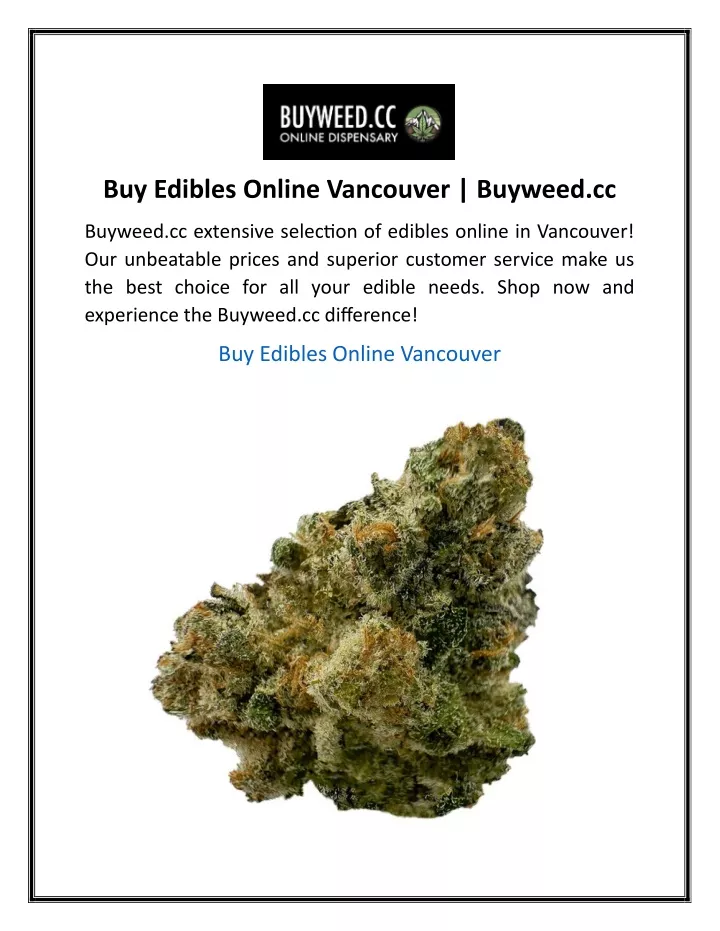 buy edibles online vancouver buyweed cc