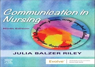 (PDF) Communication in Nursing Free