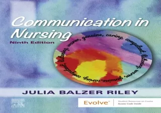 [PDF] Communication in Nursing - E-Book Free