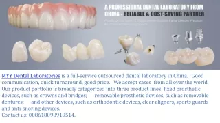 MYY Dental Lab -China Outsourcing Dental Laboratory