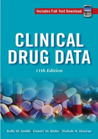 [PDF READ ONLINE] Clinical Drug Data, 11th Edition