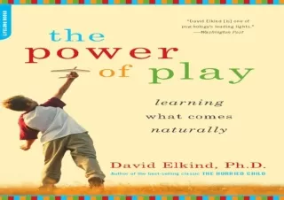 PDF The Power of Play: Learning What Comes Naturally Kindle