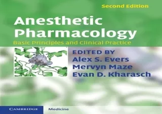Download Anesthetic Pharmacology: Basic Principles and Clinical Practice Free