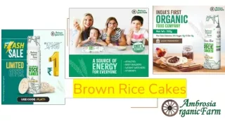 organic brown rice cakes