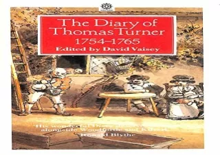 (PDF) The Diary of Thomas Turner 1754-1765 Ipad