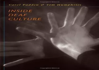 (PDF) Inside Deaf Culture Kindle