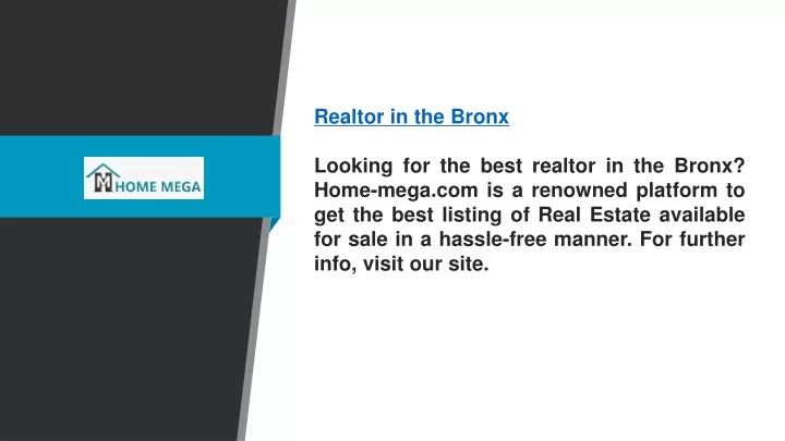 realtor in the bronx looking for the best realtor