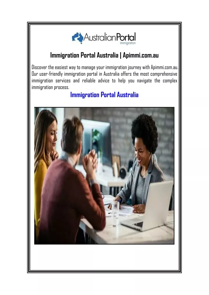 immigration portal australia apimmi com au