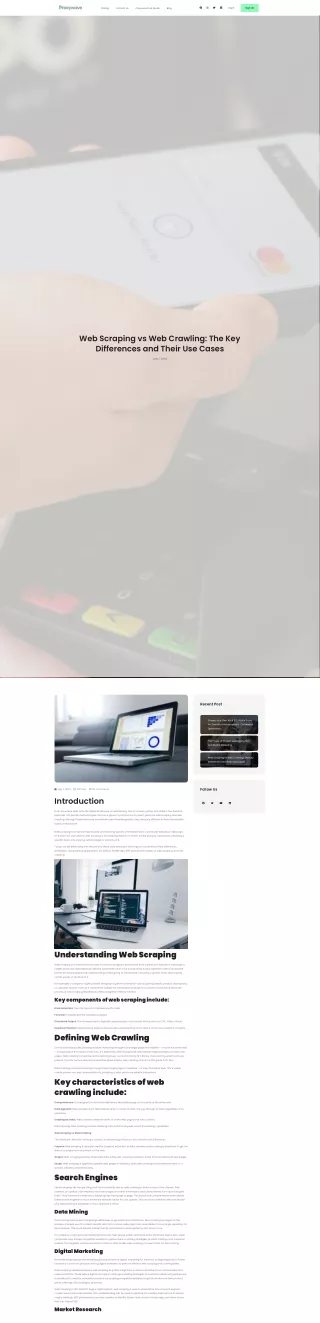 Web Scraping vs Web Crawling The Key Differences and Their Use Cases