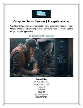 Computer Repair Services | Pc-repair.services