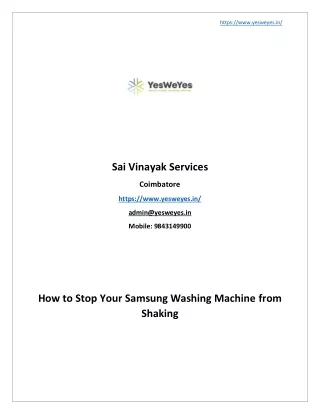 Samsung washing machine service center in coimbatore